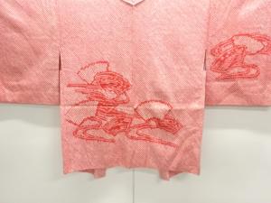 本総絞り流水に地紙模様絵羽織